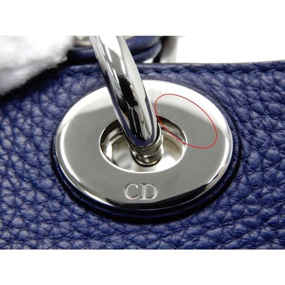 Christian Dior Taurillon Leather Indigo Hardware Diorissimo - Picture 4 of 5